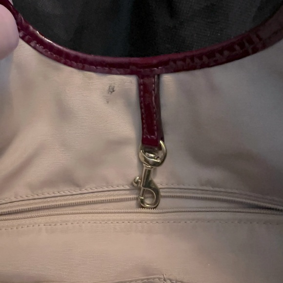 Coach - Carry All Large Deep Red Patton Purse - Picture 8 of 8